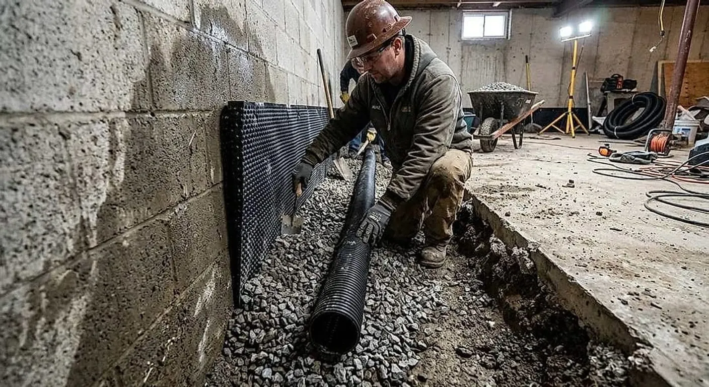 French Drain Systems in Green Bay, WI